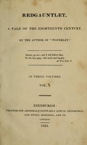 Cover of Redgauntlet by Sir Walter Scott