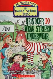Front cover of Reindeer Do Wear Striped Underwear by Marcia Thornton Jones