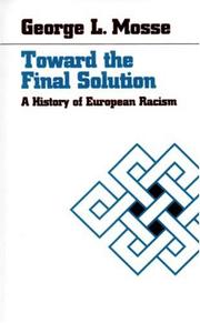 Cover of Toward the final solution by George L. Mosse