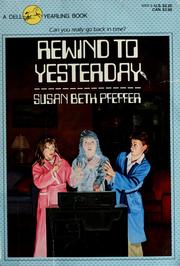 Front cover of Rewind to Yesterday by Susan Beth Pfeffer