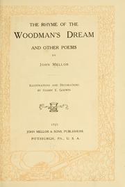 Front cover of The rhyme of the woodman's dream by Mellor, John