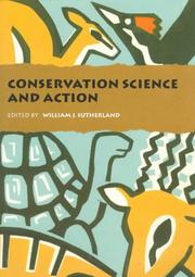 Cover of Conservation science and action by William J. Sutherland