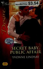 Cover of Secret baby, public affair by Yvonne Lindsay