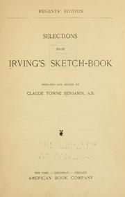 Front cover of Selections from Irving's Sketch-book by Washington Irving