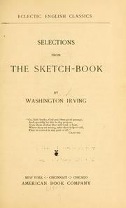 Front cover of Selections from the Sketch-book by Washington Irving