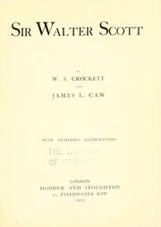 Front cover of Sir Walter Scott by W. S. Crockett