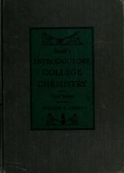 Front cover of Smiths Introductory college chemistry by Alexander Smith