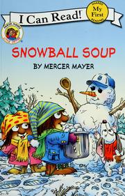 Cover of Snowball soup by Mercer Mayer