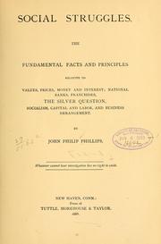 Front cover of Social struggles by John Philip Phillips