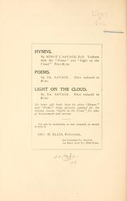 Cover of Some lessons from the life of Abraham Lincoln by Minot J. Savage