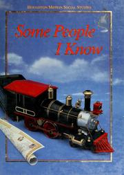 Cover of Some people I know by Houghton Mifflin Harcourt