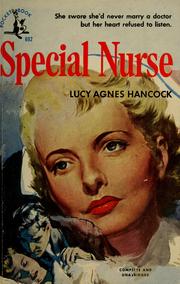 Cover of Special nurse by Lucy Agnes Hancock