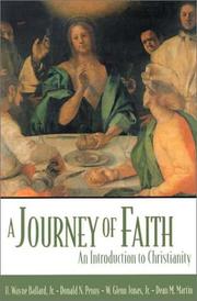 Front cover of A journey of faith by Harold Wayne Ballard