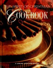 Front cover of The spirit of Christmas cookbook. by Leisure Arts 7138