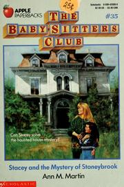 Front cover of Stacey and the Mystery of Stoneybrook by Ann M. Martin