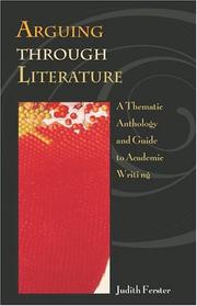 Cover of Arguing through Literature by Judith Ferster