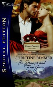 Cover of The Stranger and Tessa Jones by Christine Rimmer