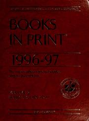 Cover of Subject guide to Books in print, 1996-97. by R.R. Bowker Company