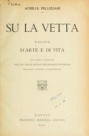 Front cover of Su la vetta by Achille Pellizzari