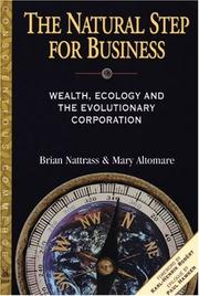 Cover of The natural step for business by Brian F Nattrass