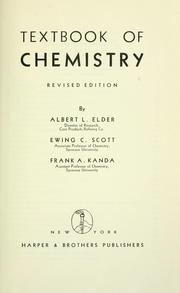 Front cover of Textbook of chemistry. by Albert Lawrence Elder