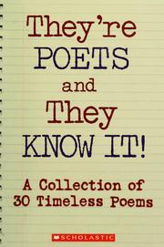 Cover of They're poets and they know it ! by Meredith Hamilton