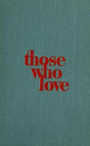 Cover of Those who love by Irving Stone