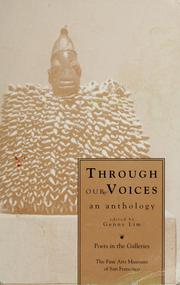 Cover of Through our voices by Genny Lim