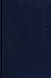 Front cover of Today's best nonfiction--Volume 14 by Barbara J. Morgan