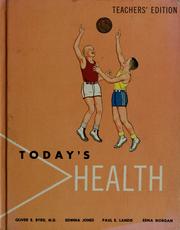 Front cover of Today's health by Oliver Erasmus Byrd