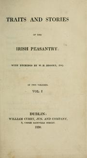 Front cover of Traits and stories of the Irish peasantry by William Carleton