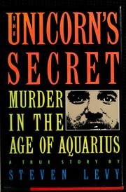 Cover of The unicorn's secret by Steven Levy