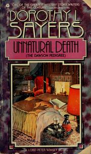 Front cover of Unnatural Death by Dorothy L. Sayers