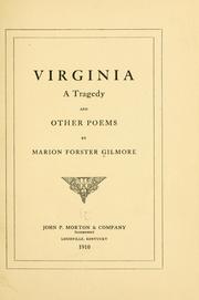 Cover of Virginia by Unknown