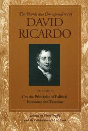 Front cover of The works and correspondence of David Ricardo by David Ricardo
