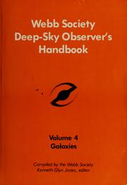 Cover of Webb Society deep-sky observer's handbook by Unknown
