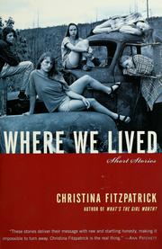 Cover of Where we lived by Christina Fitzpatrick
