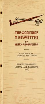 Front cover of The wooing of Hiawatha.. by Henry Wadsworth Longfellow