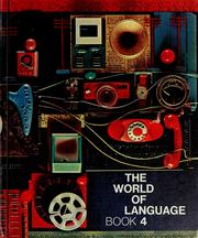 Front cover of The world of language. by Muriel Estelle Crosby