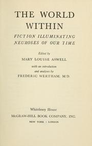 Cover of The world within by Mary Louise White Aswell