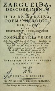 Front cover of Zargueida, descobrimento da ilha da Madeira by Francisco de Paula Medina e Vasconcellos