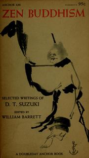 Cover of Zen Buddhism, selected writings by Daisetsu Teitaro Suzuki