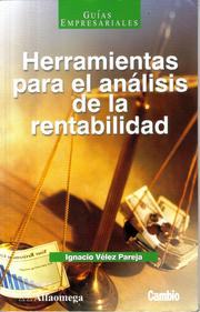 Front cover of Herramientas para el Análisis de la Rentabilidad by Ignacio Velez Pareja