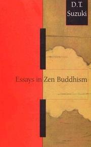 Cover of Essays in Zen Buddhism by Daisetsu Teitaro Suzuki