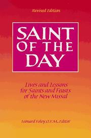 Front cover of Saint of the Day by Leonard Foley