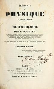 Cover of Éléments de physique expérimentale et de météorologie by Claude Servais Mathias Pouillet