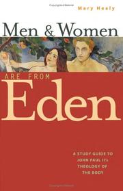 Front cover of Men And Women Are From Eden by Mary Healy