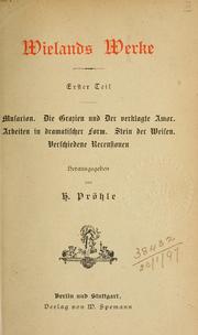 Front cover of Werke by Christoph Martin Wieland