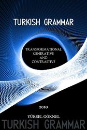 Front cover of Turkish Grammar by Yüksel Göknel