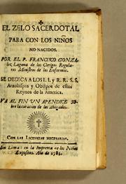 Front cover of El zelo sacerdotal para con los niños no-nacidos by Francisco González Laguna